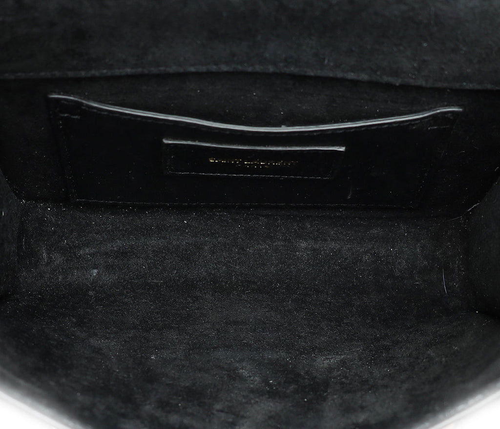 YSL Black Kate Tassel Mini Chain Bag
