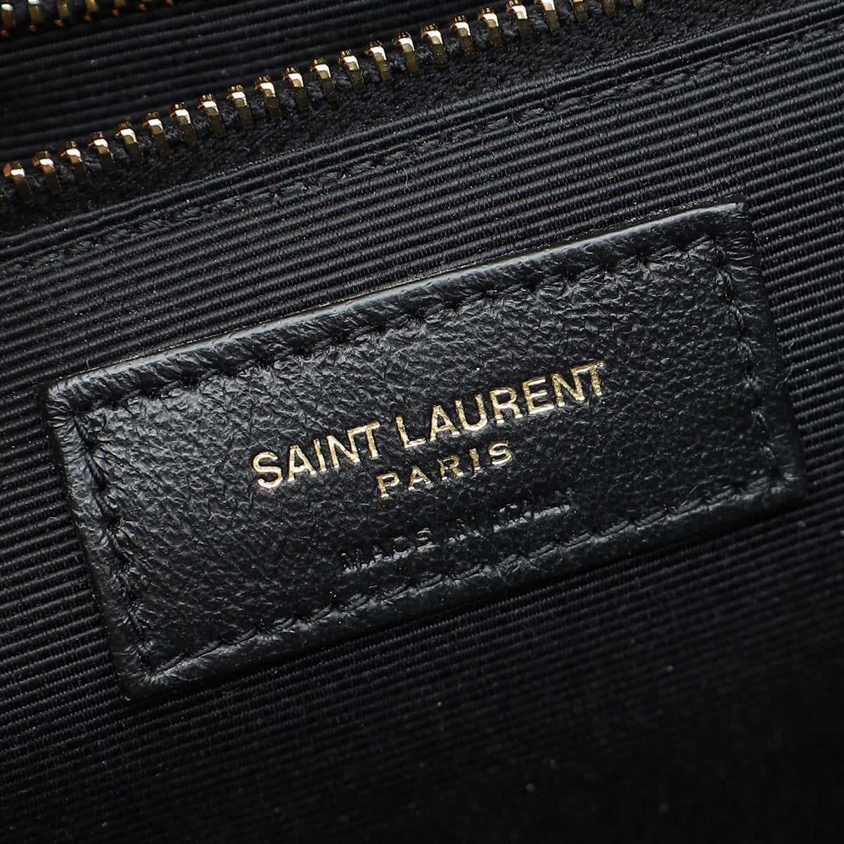 YSL Tan Monogram Mix Quilted Envelope Shoulder Large Bag