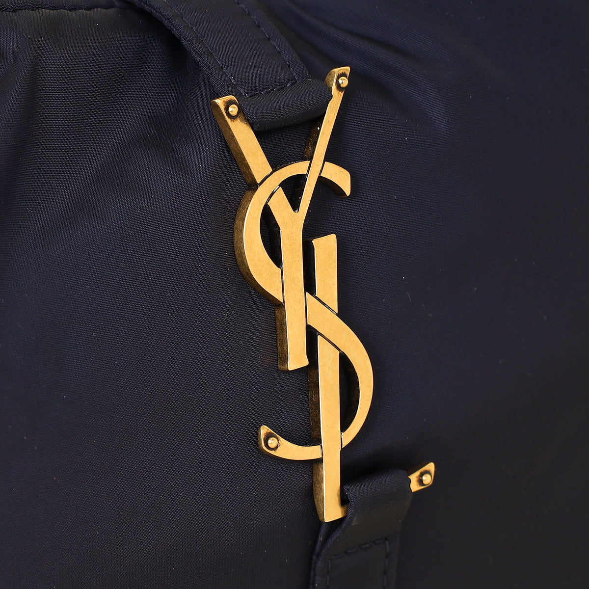 YSL Navy Econyl Le 5 À 7 Bag