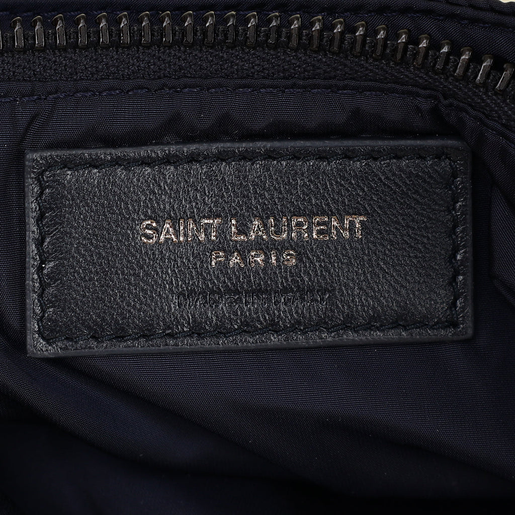YSL Navy Econyl Le 5 À 7 Bag