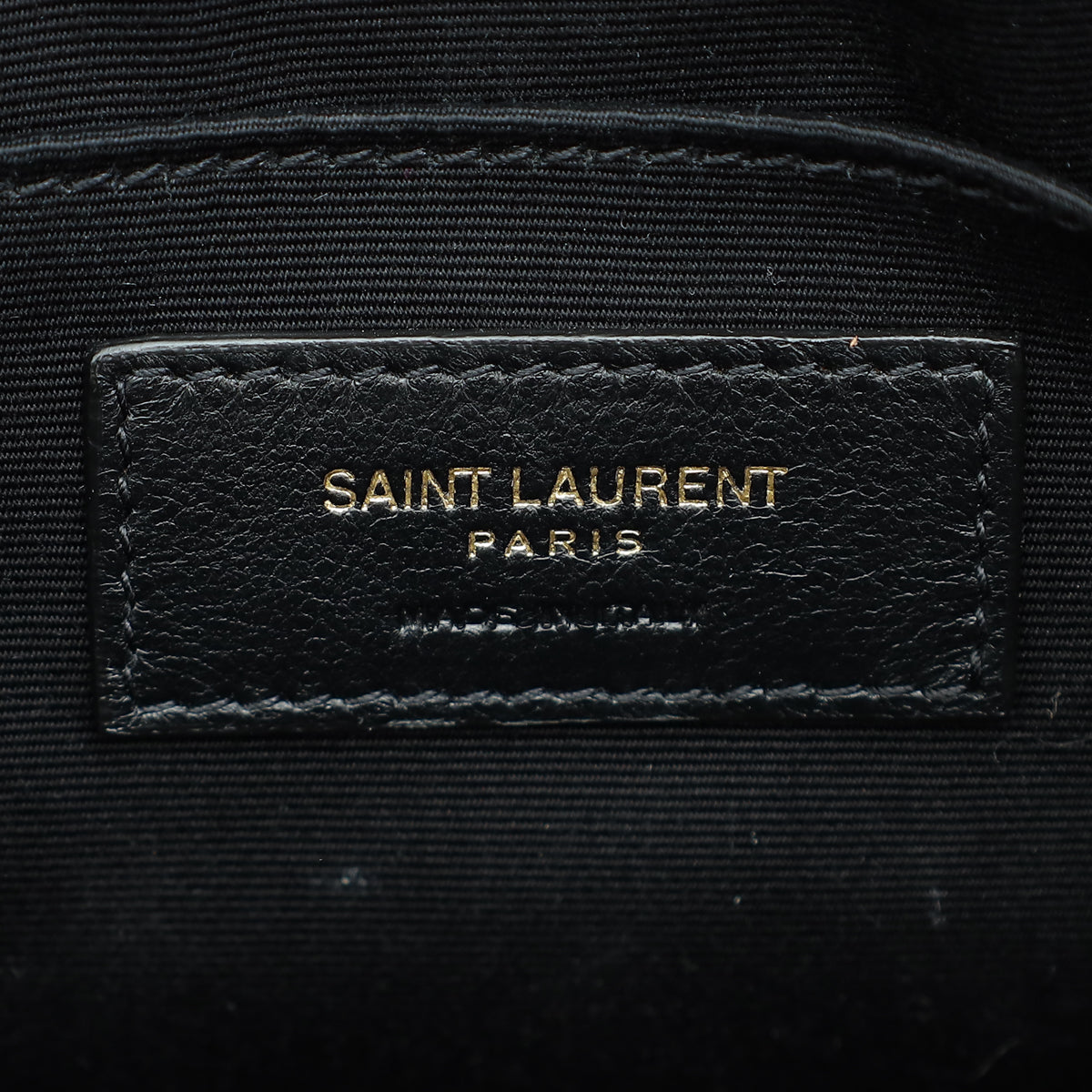 YSL Black Lou Quilted Camera Bag