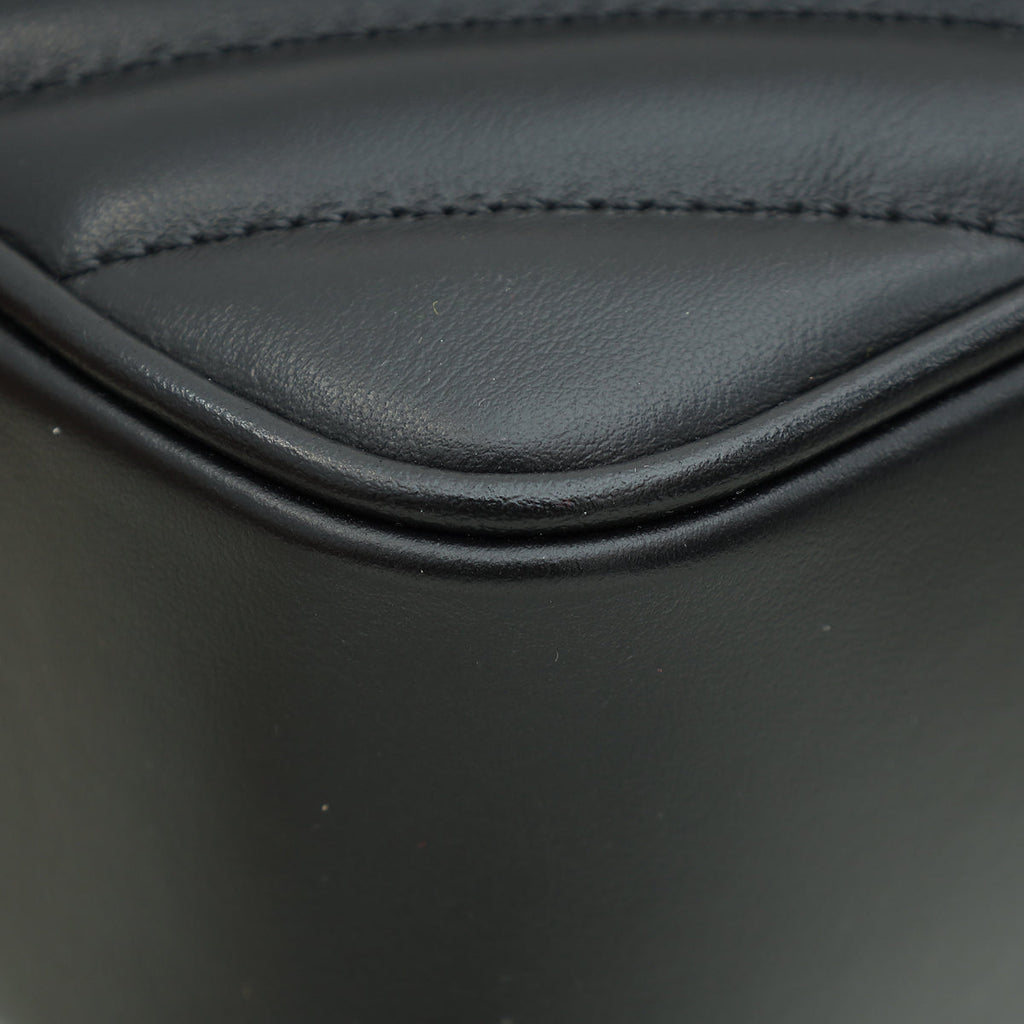 YSL Black Lou Quilted Camera Bag