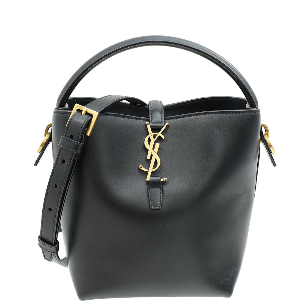 YSL Black Le 37 Small Bucket Bag
