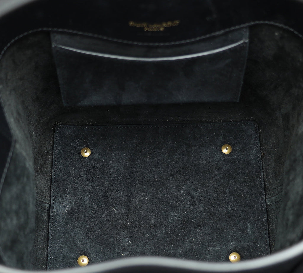 YSL Black Le 37 Small Bucket Bag