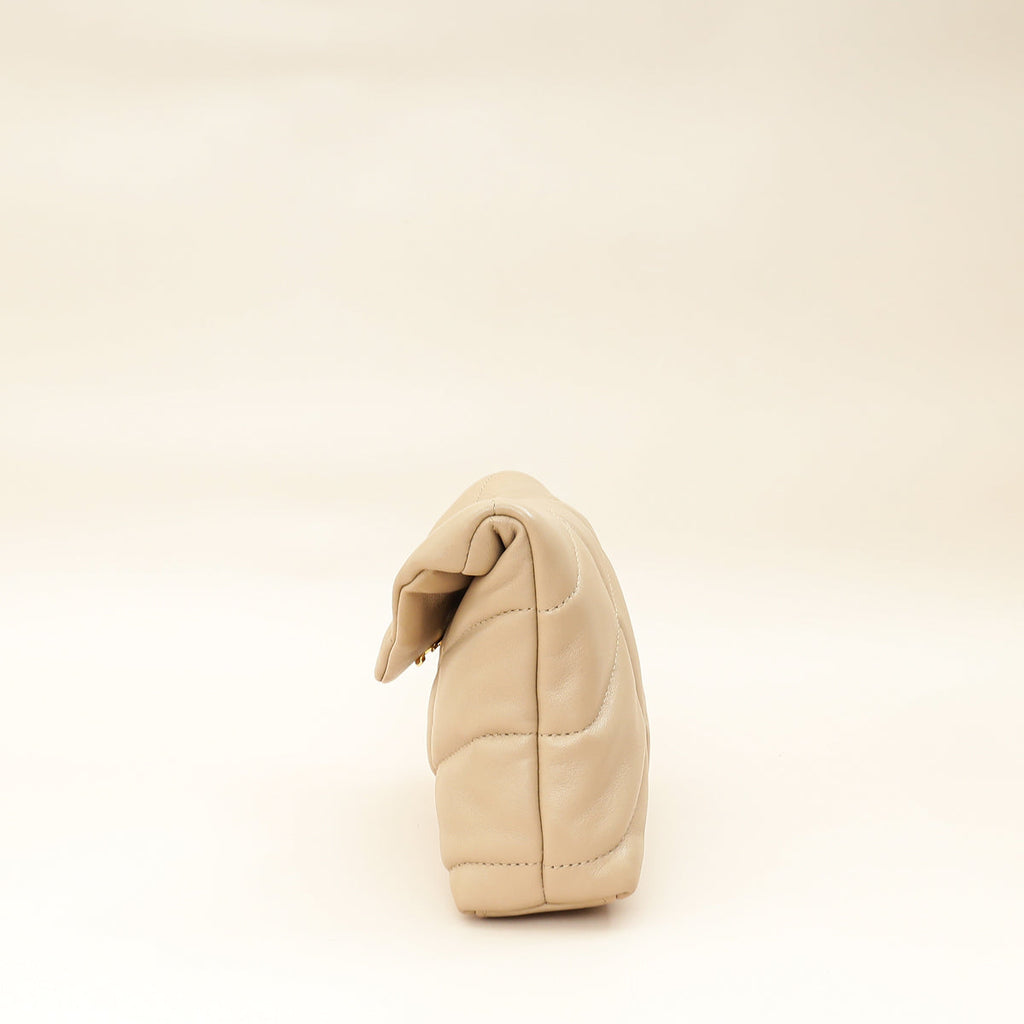 YSL Nude Puffer Pouch