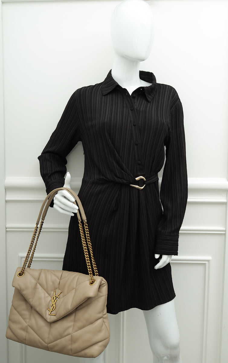YSL Nude Loulou Puffer Medium Bag