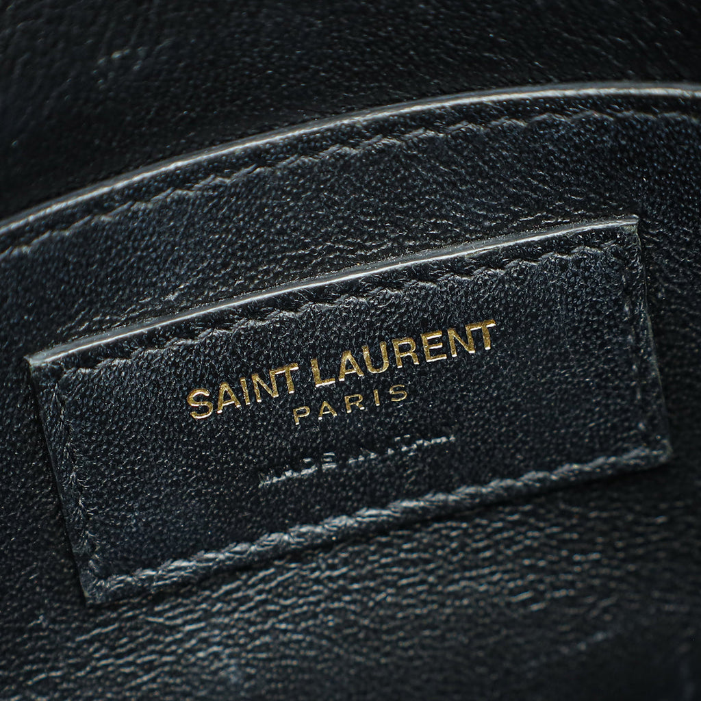 YSL Black Vicky Medium Flap Shoulder Bag