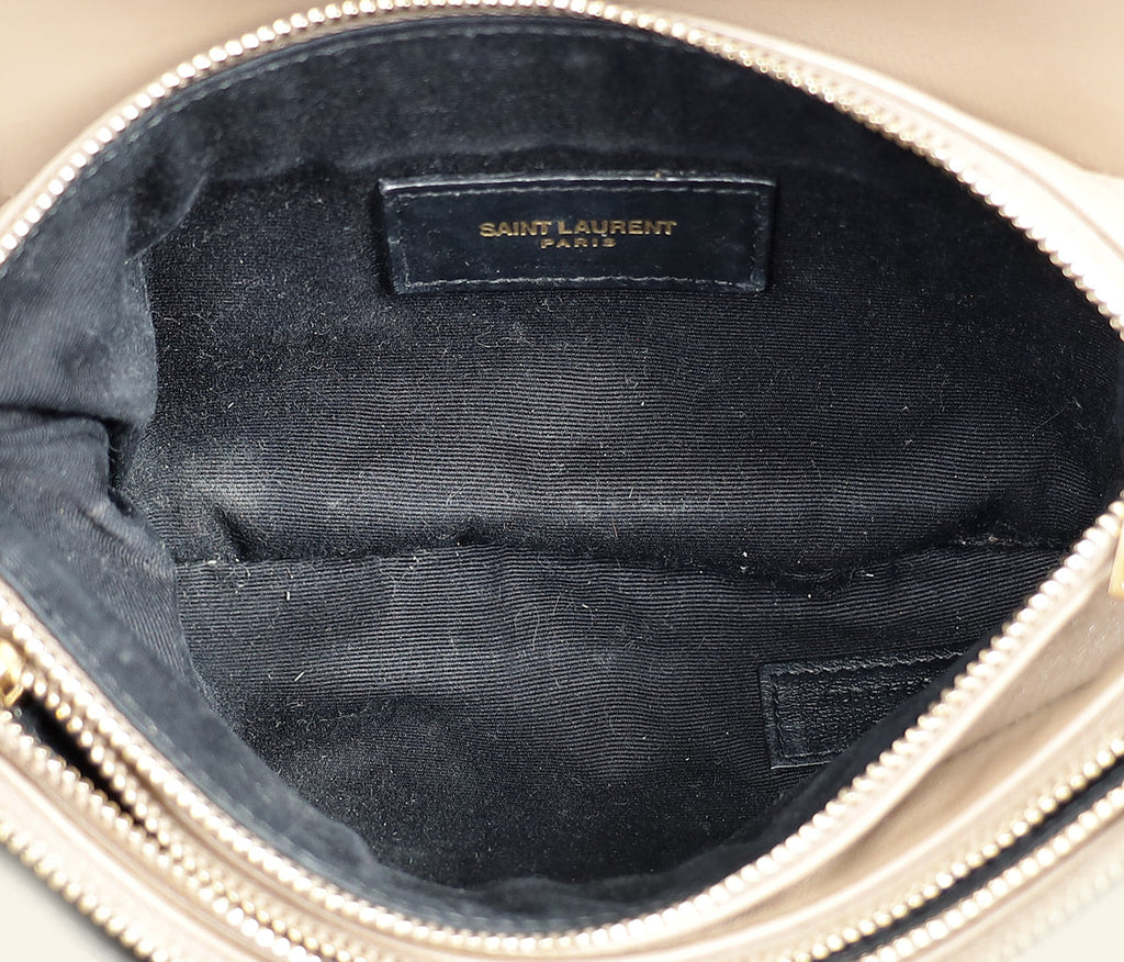 YSL Beige Angie Crossbody Bag