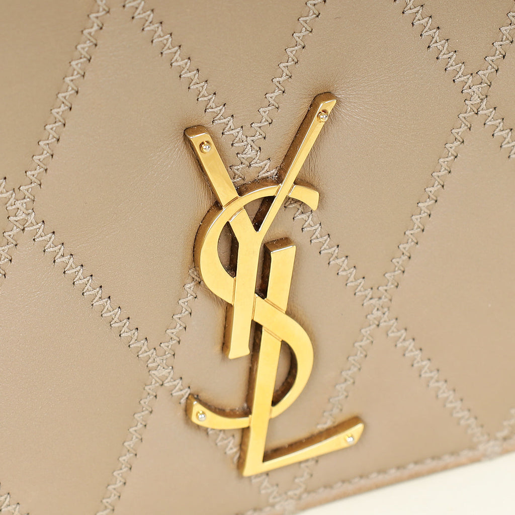 YSL Beige Angie Crossbody Bag