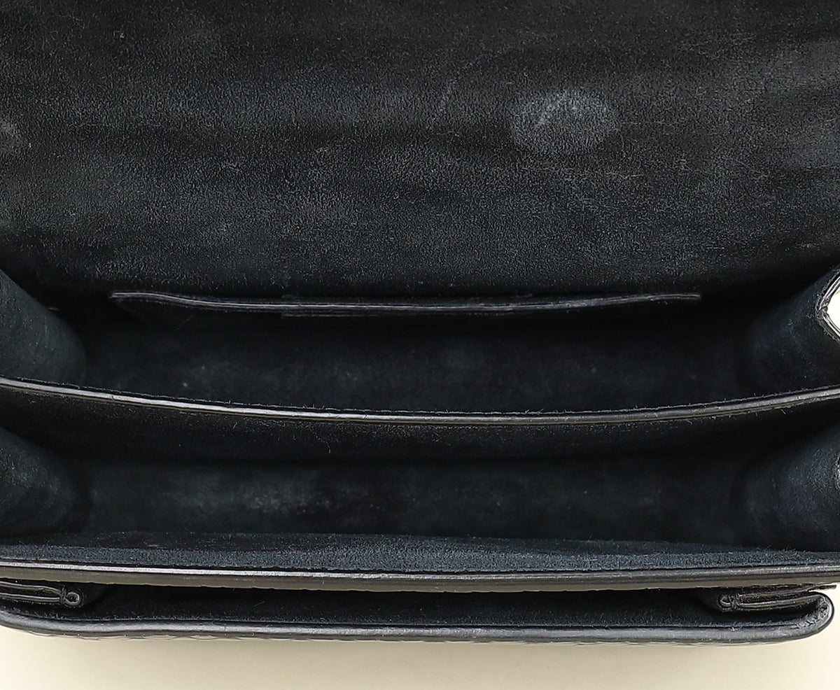 YSL Black Sunset Small Shoulder Bag