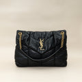 YSL Black Puffer Medium Shoulder Bag