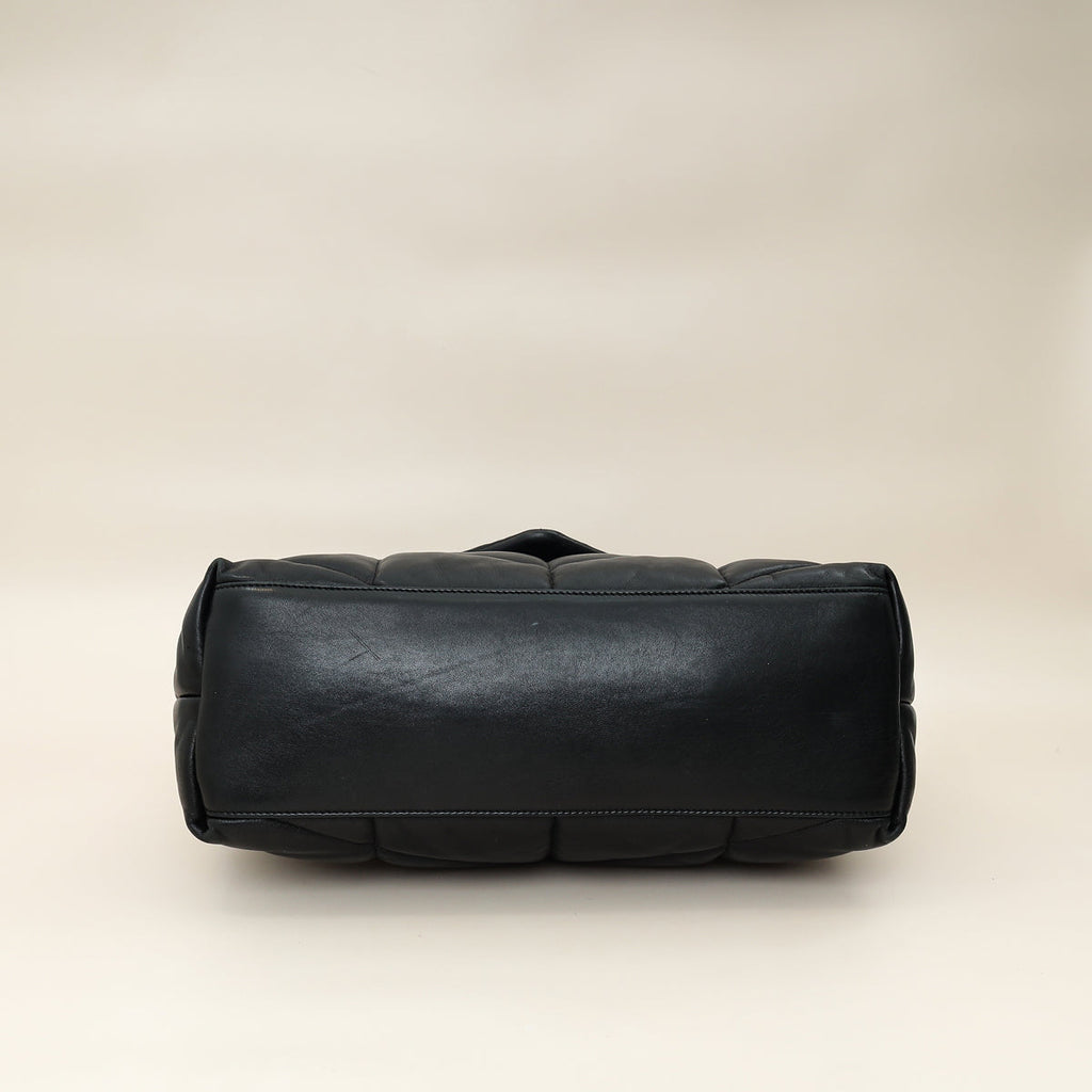 YSL Black Puffer Medium Shoulder Bag