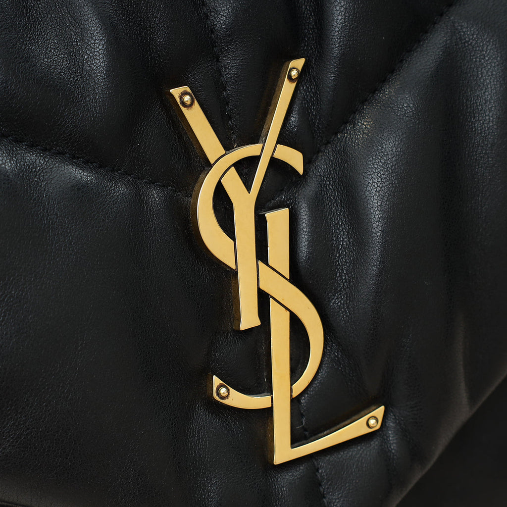 YSL Black Puffer Medium Shoulder Bag