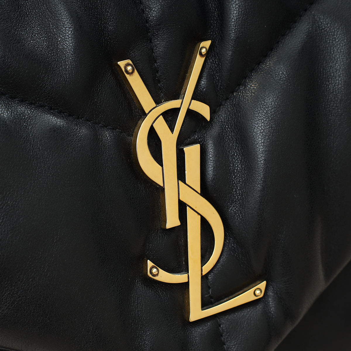 YSL Black Puffer Medium Shoulder Bag