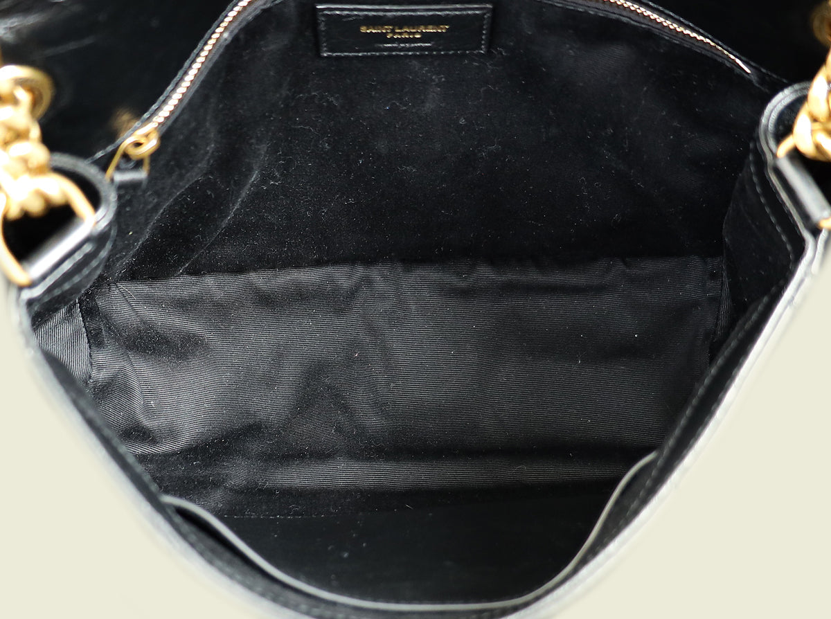 YSL Black Niki Vintage Medium Shoulder Bag