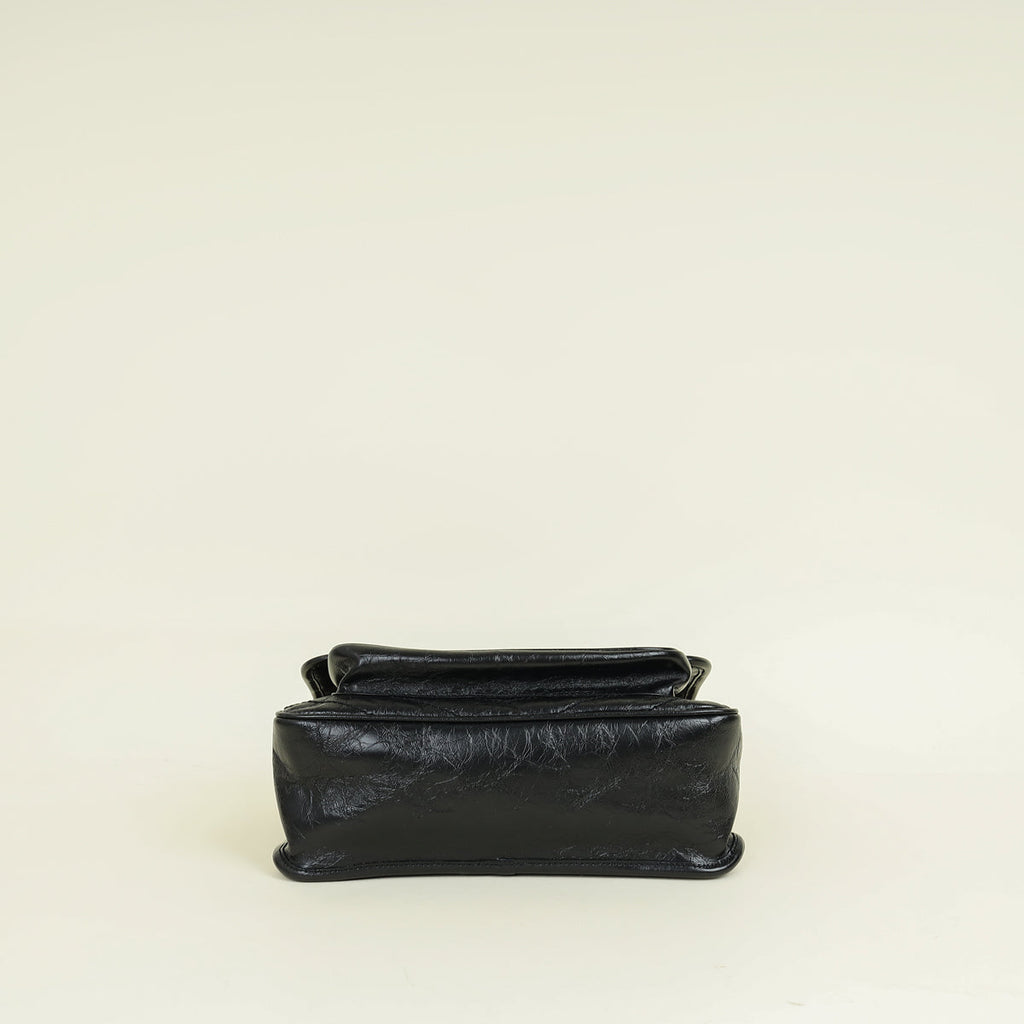 YSL Black Niki Vintage Medium Shoulder Bag