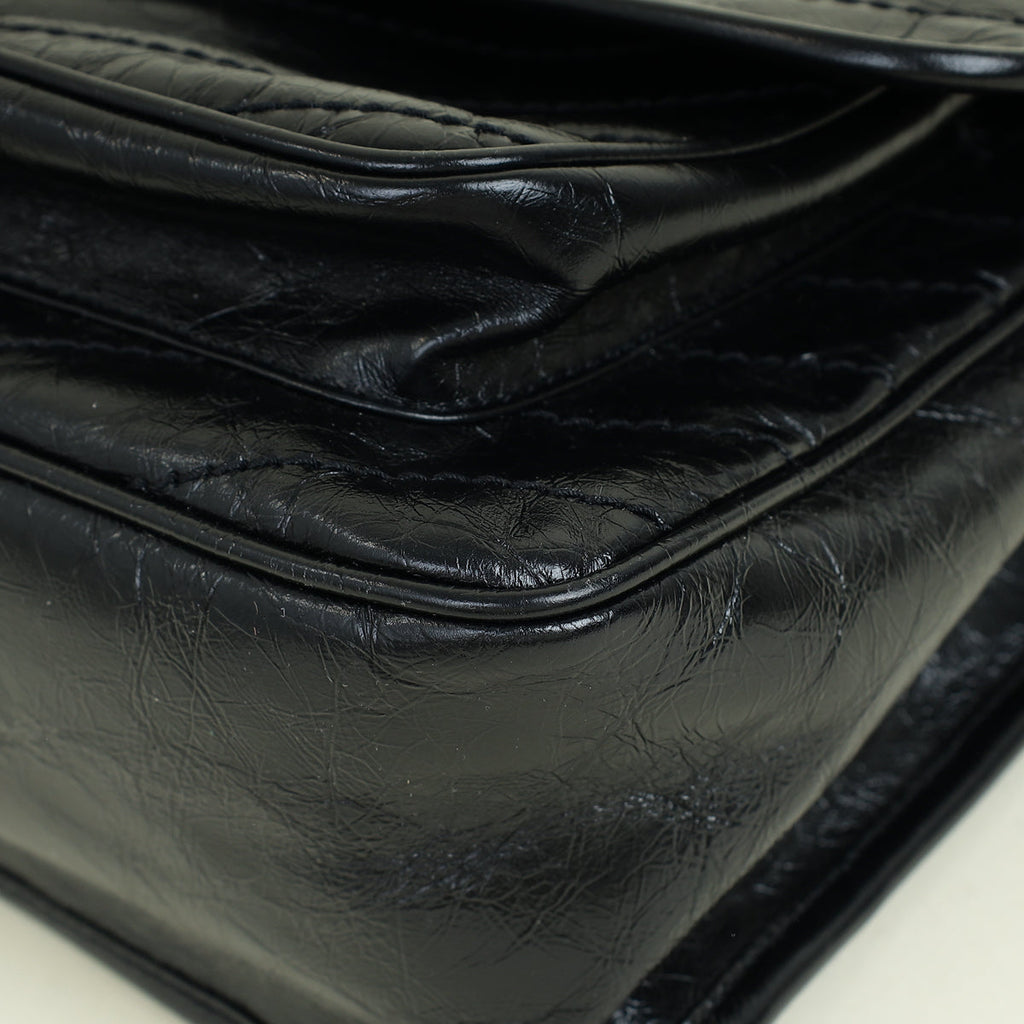 YSL Black Niki Vintage Medium Shoulder Bag