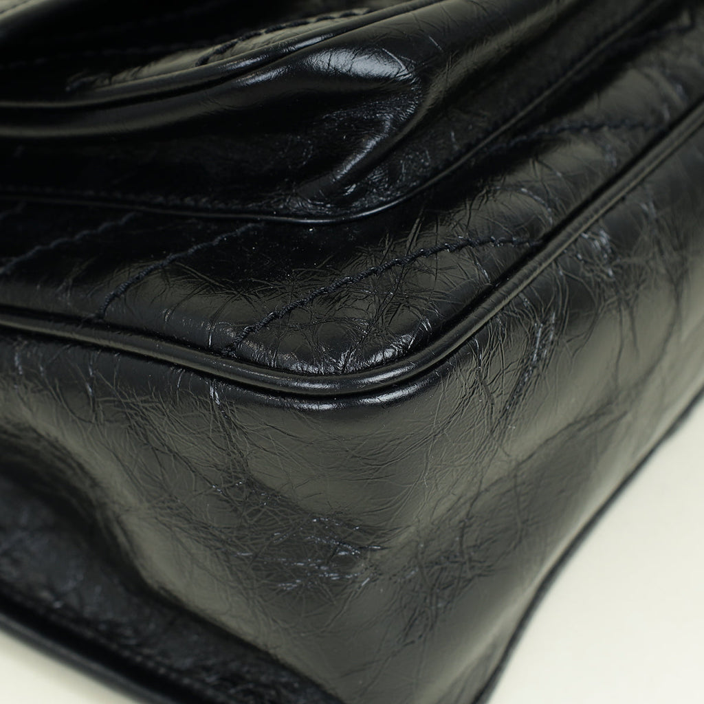 YSL Black Niki Vintage Medium Shoulder Bag