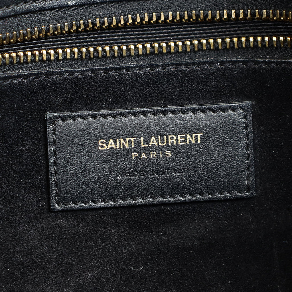 YSL Black Monogram Universite Shoulder Bag
