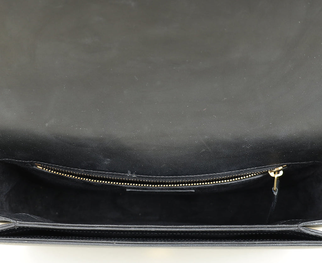 YSL Black Monogram Universite Shoulder Bag