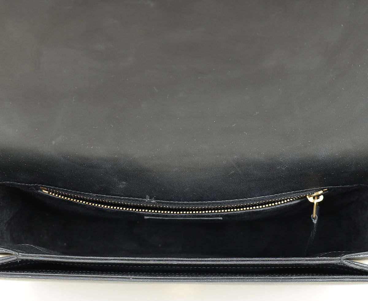 YSL Black Monogram Universite Shoulder Bag