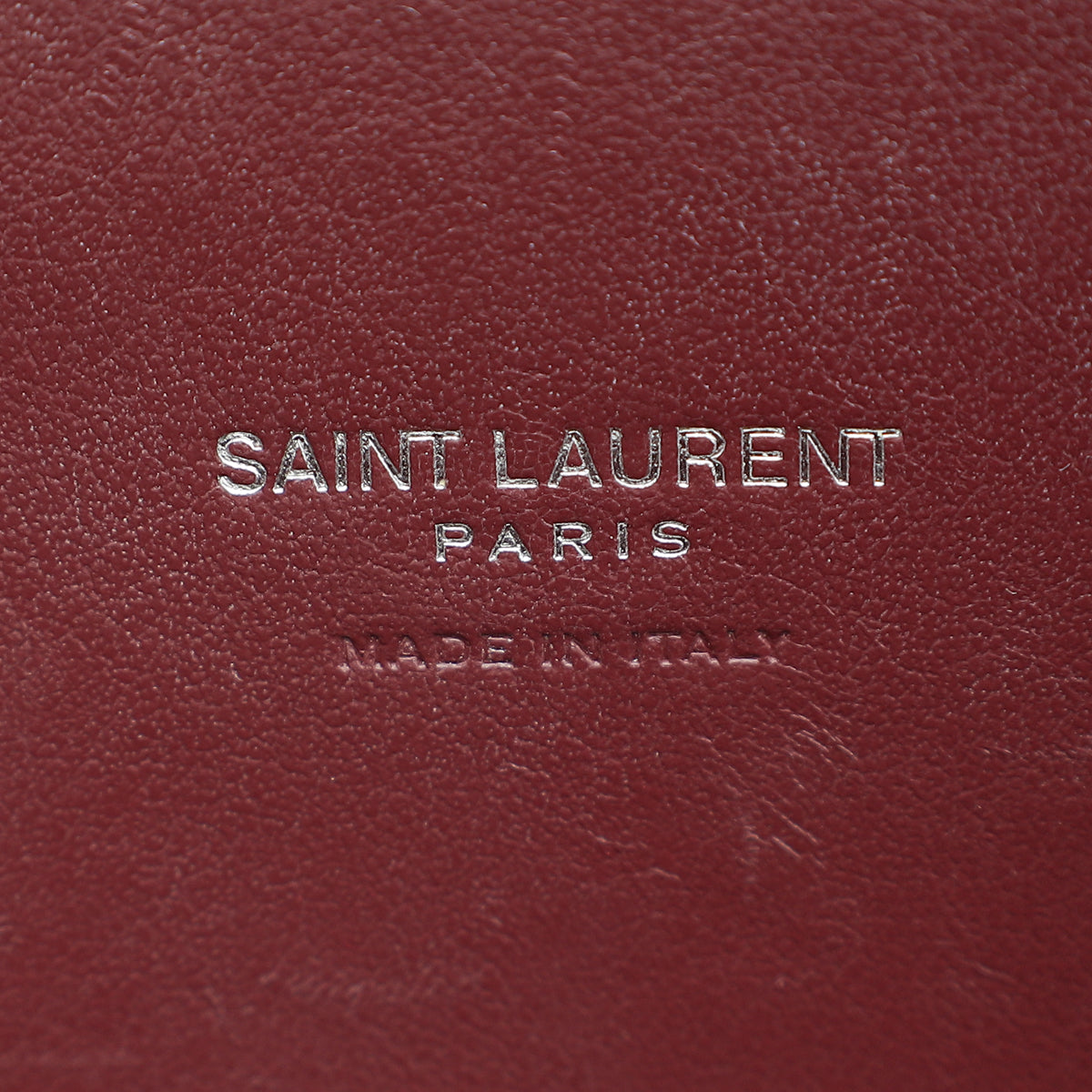 YSL Rouge Legion Croco Embossed Nano Sac De Jour