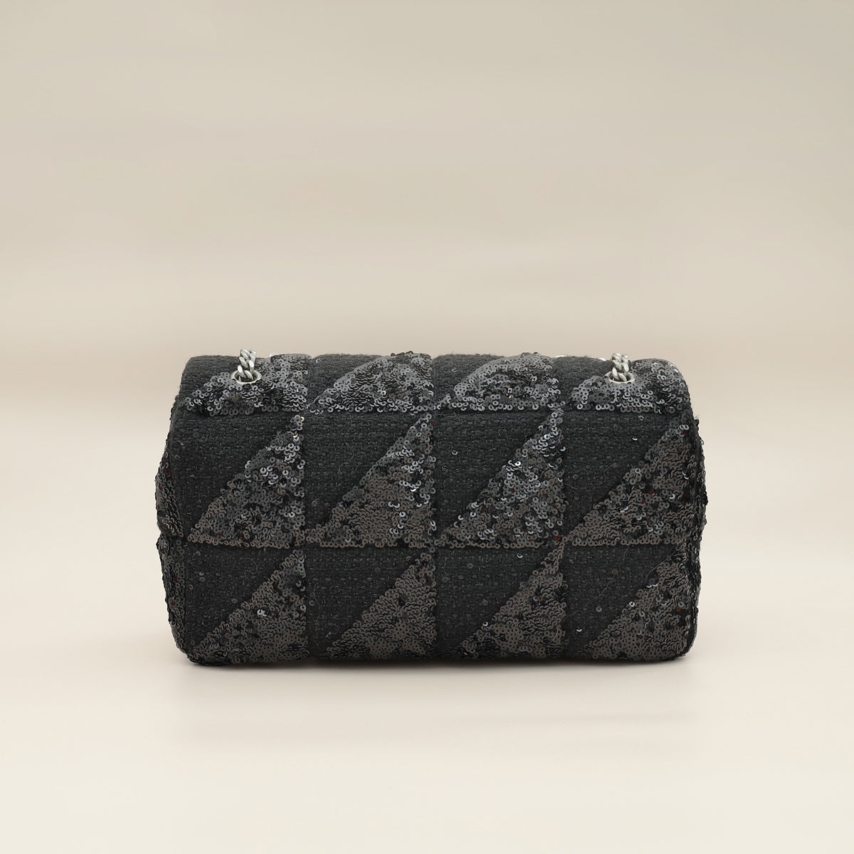 YSL Black Jamie Sequin-Embellished Shoulder Bag