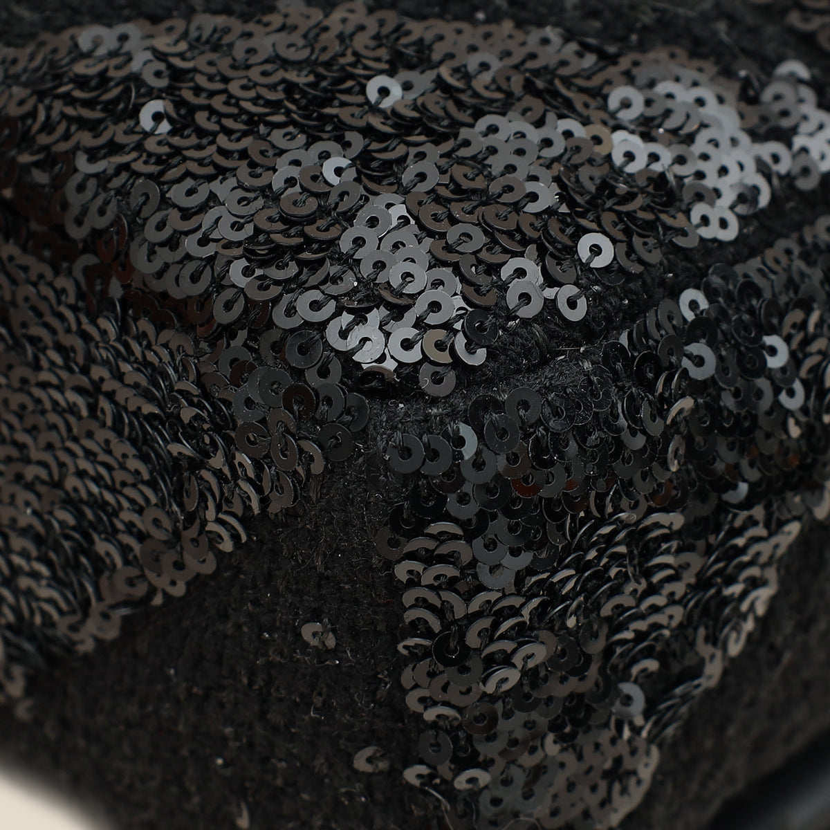 YSL Black Jamie Sequin-Embellished Shoulder Bag