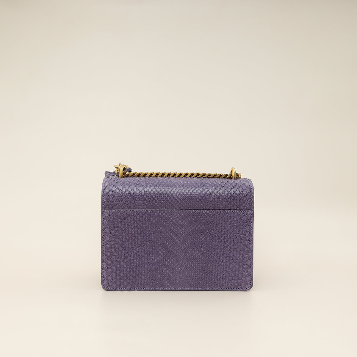 YSL Purple Python Sunset Small Shoulder Bag