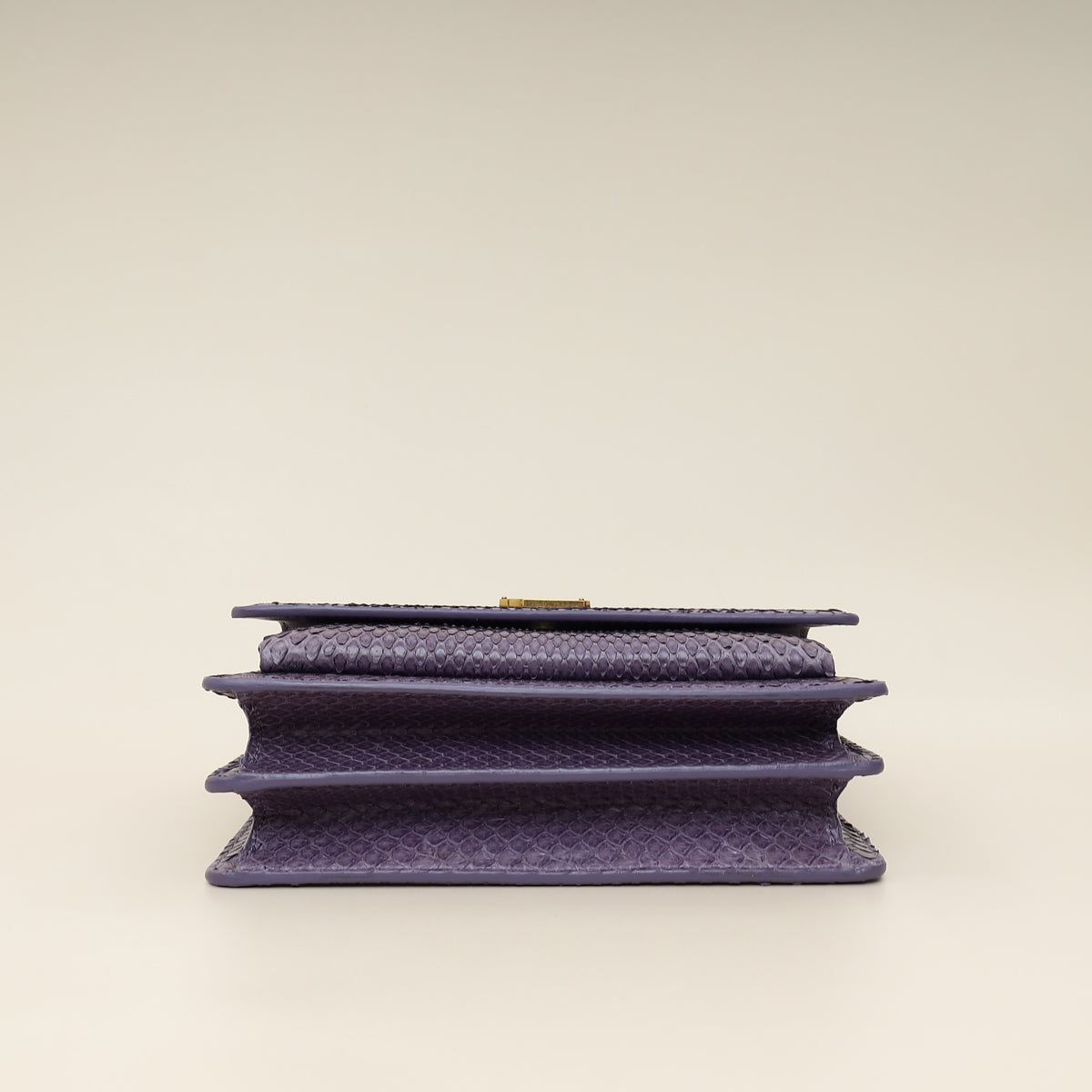 YSL Purple Python Sunset Small Shoulder Bag