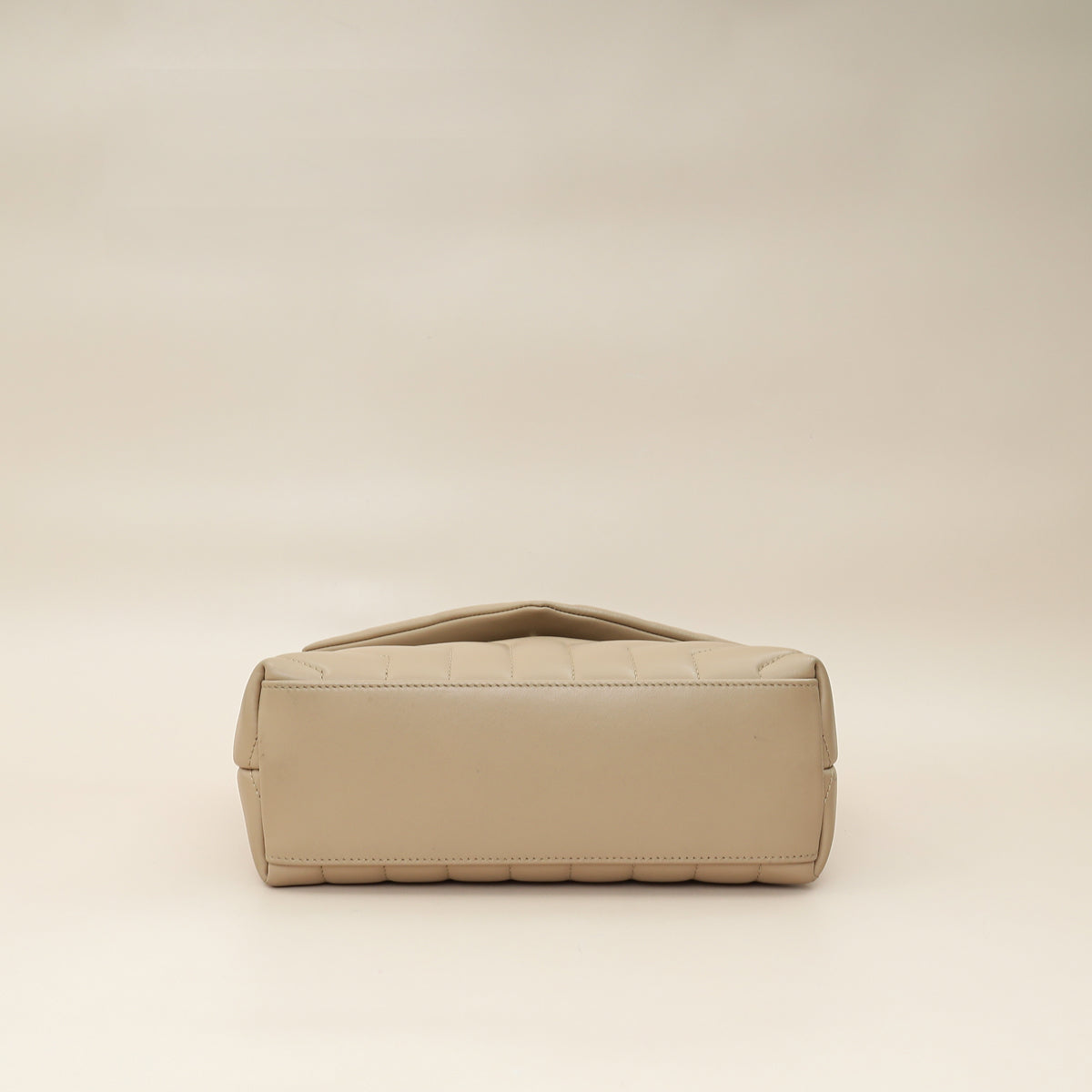 YSL Beige Loulou Small Flap Shoulder Bag