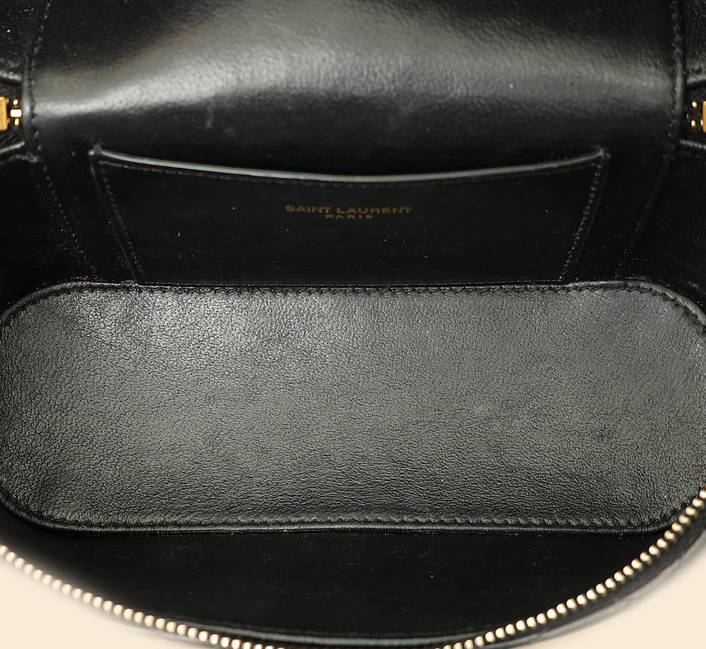 YSL Black Gaby Vanity Bag