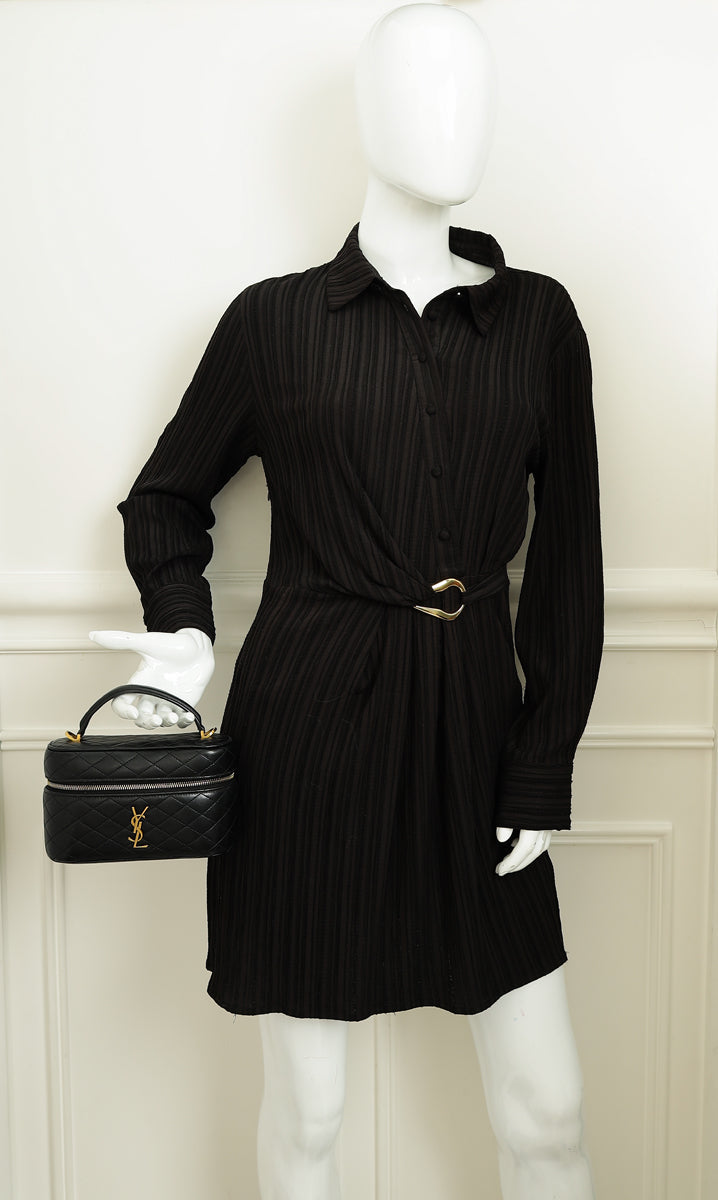 YSL Black Gaby Vanity Bag