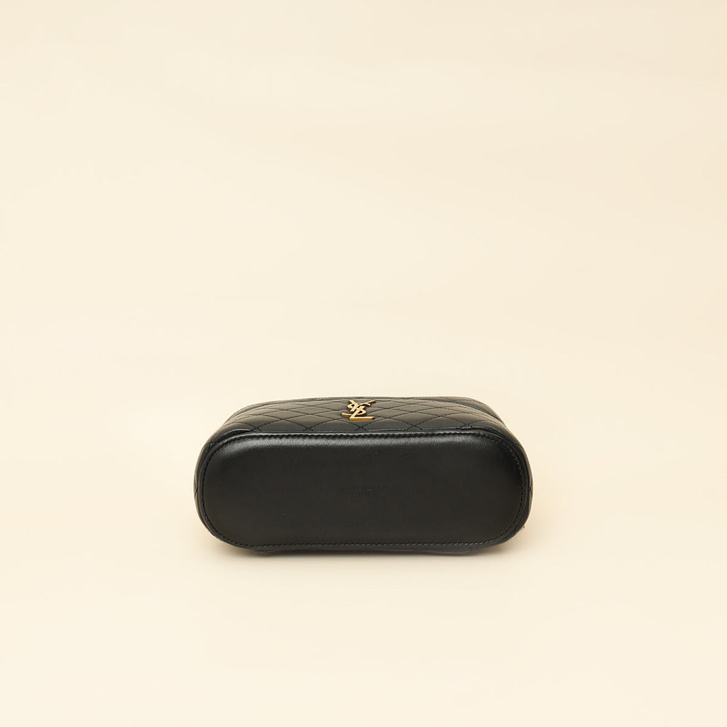 YSL Black Gaby Vanity Bag