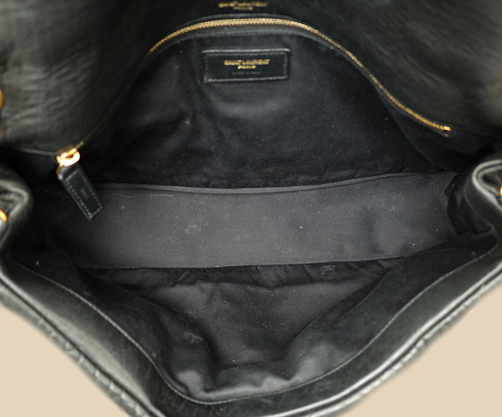 YSL Black Calypso Large Bag