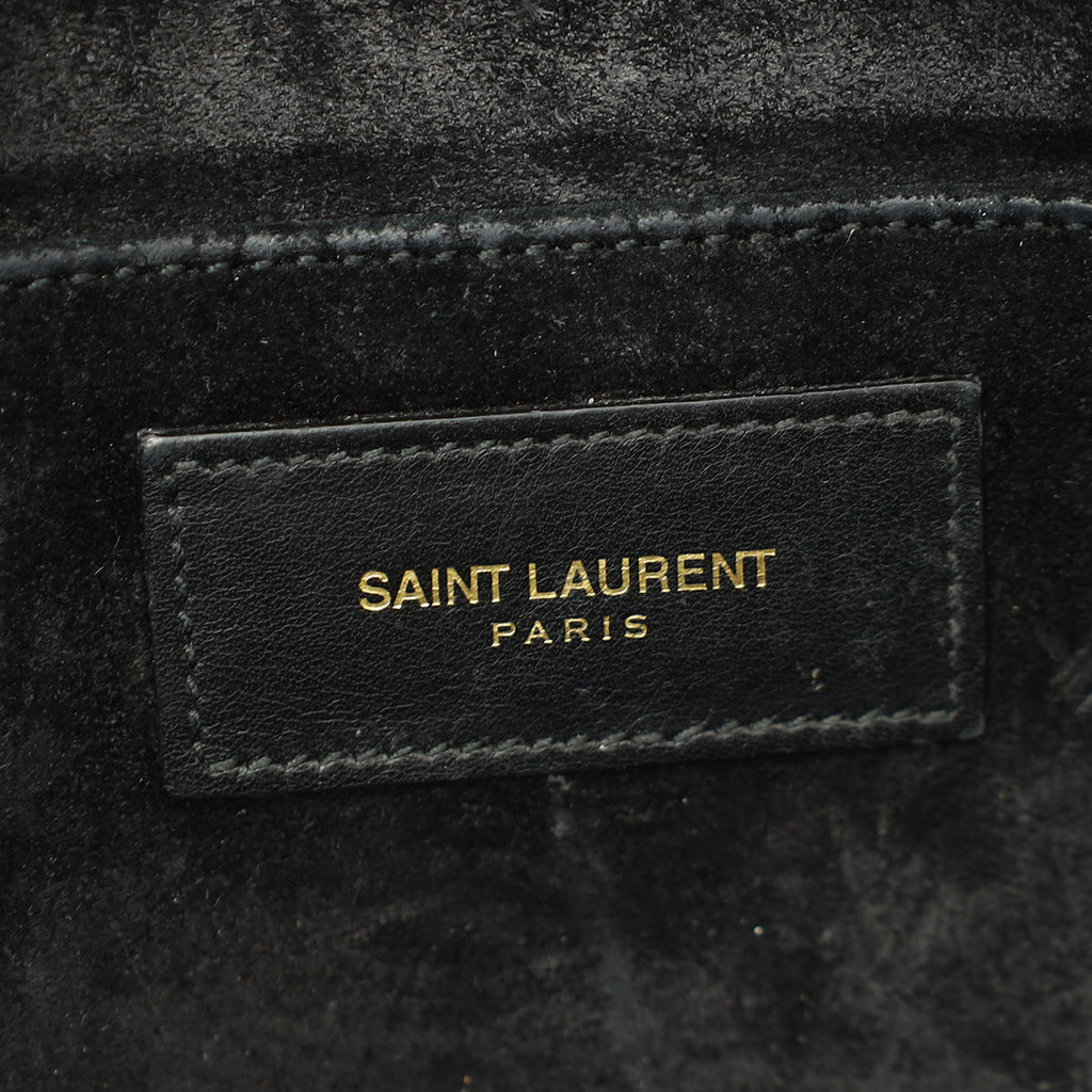 YSL Black Y Ligne Clutch