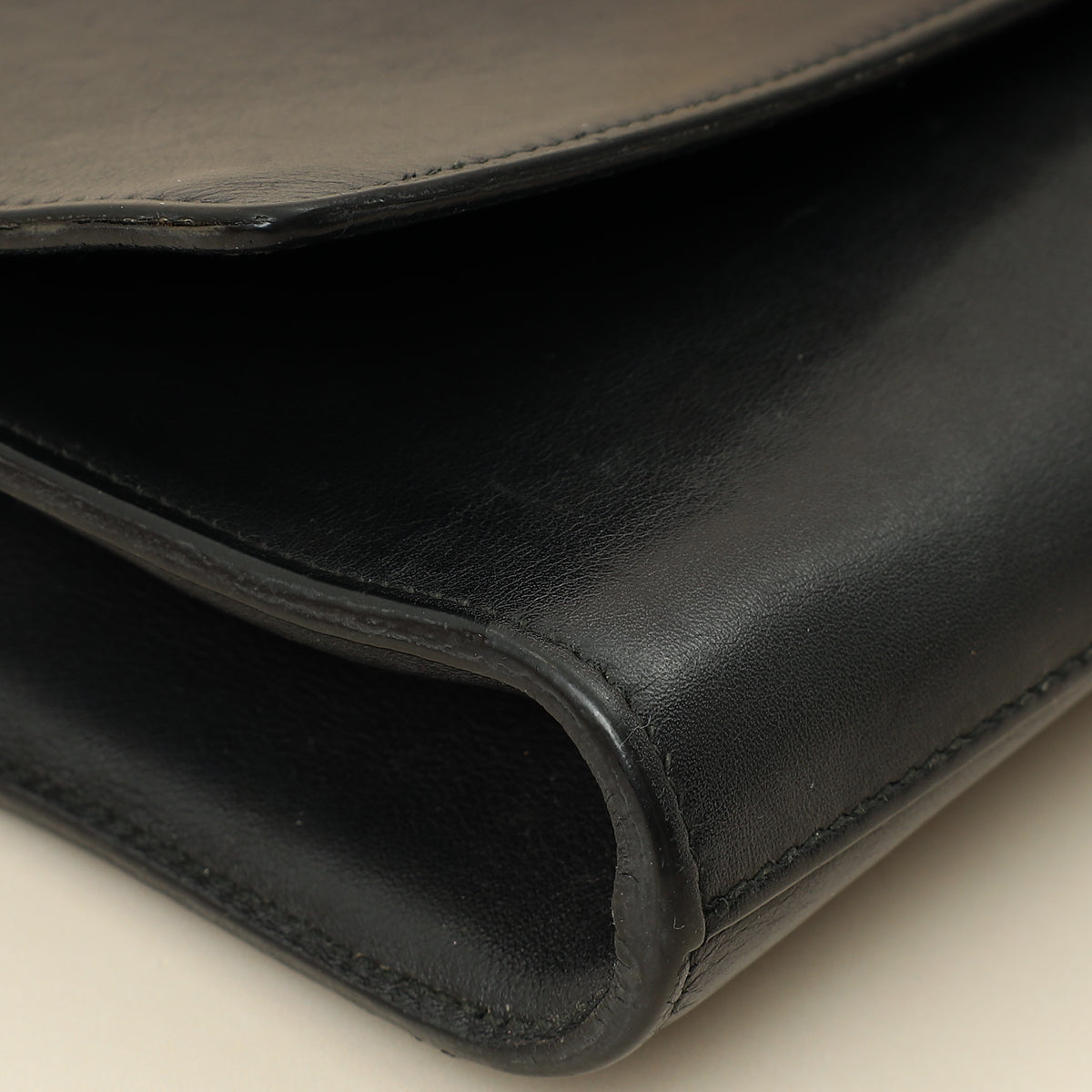 YSL Black Y Ligne Clutch