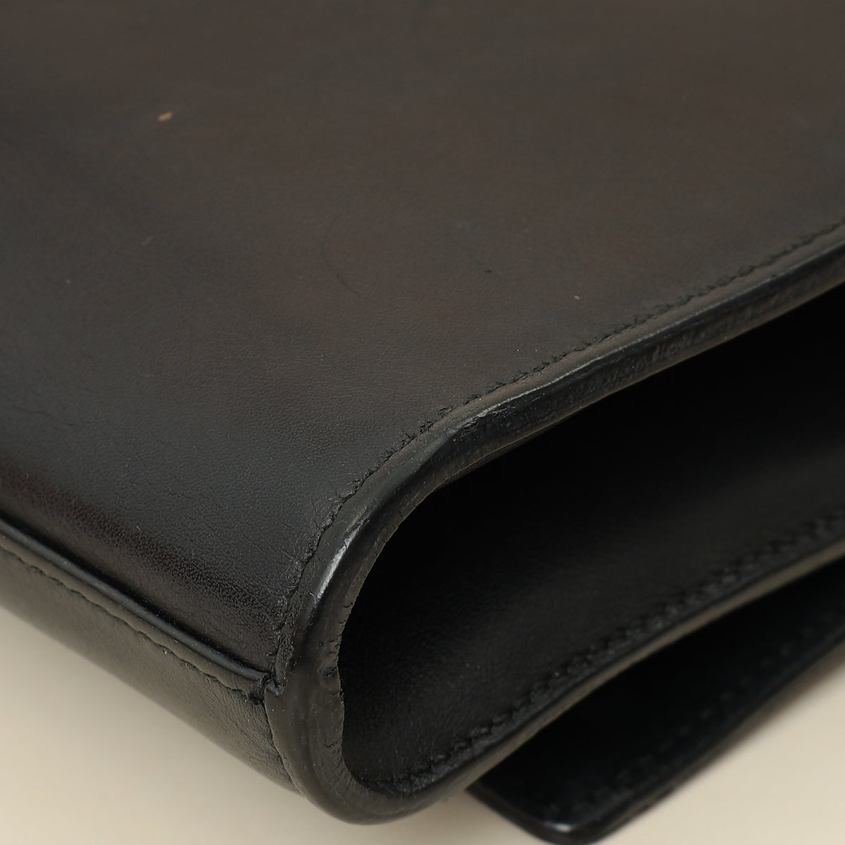 YSL Black Y Ligne Clutch