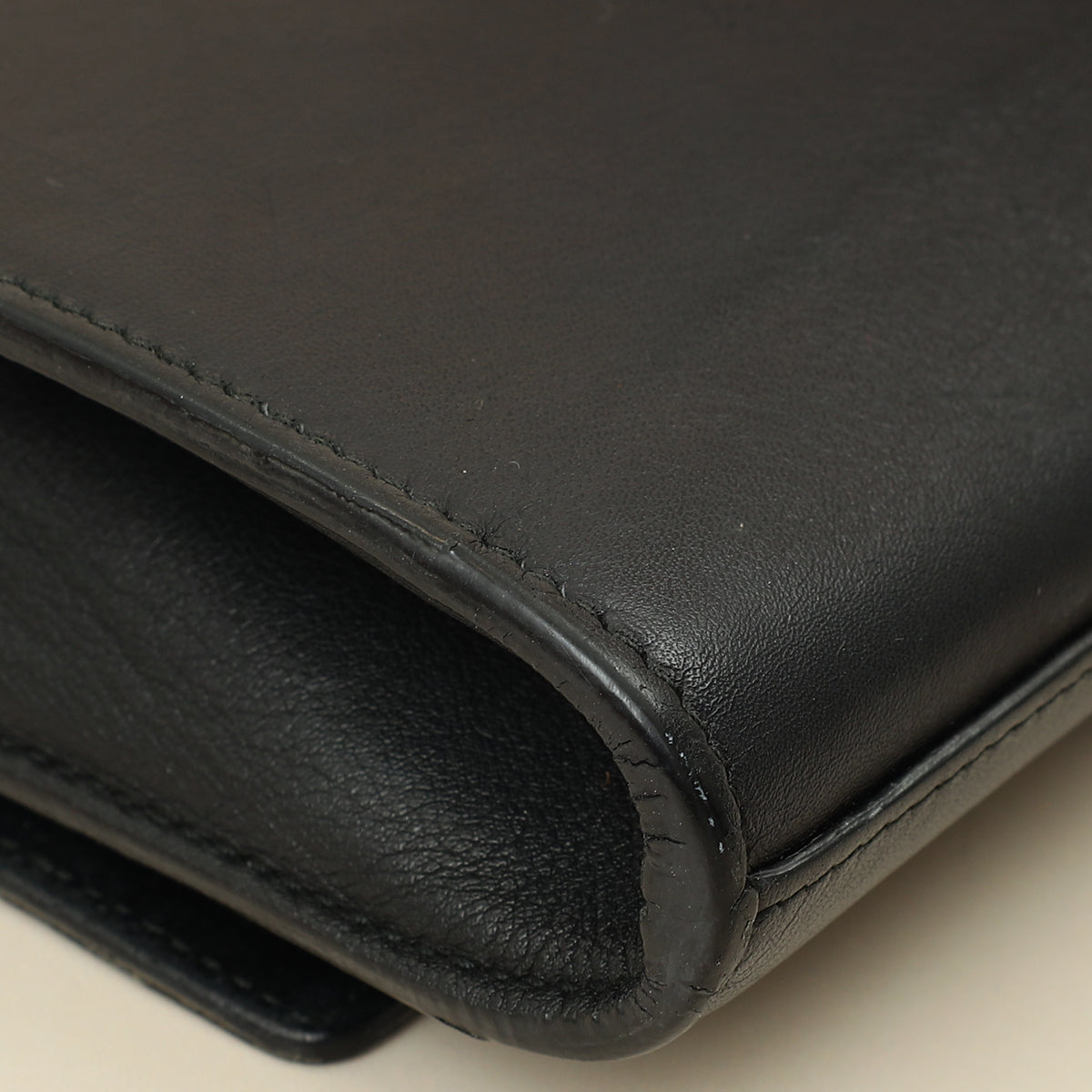 YSL Black Y Ligne Clutch