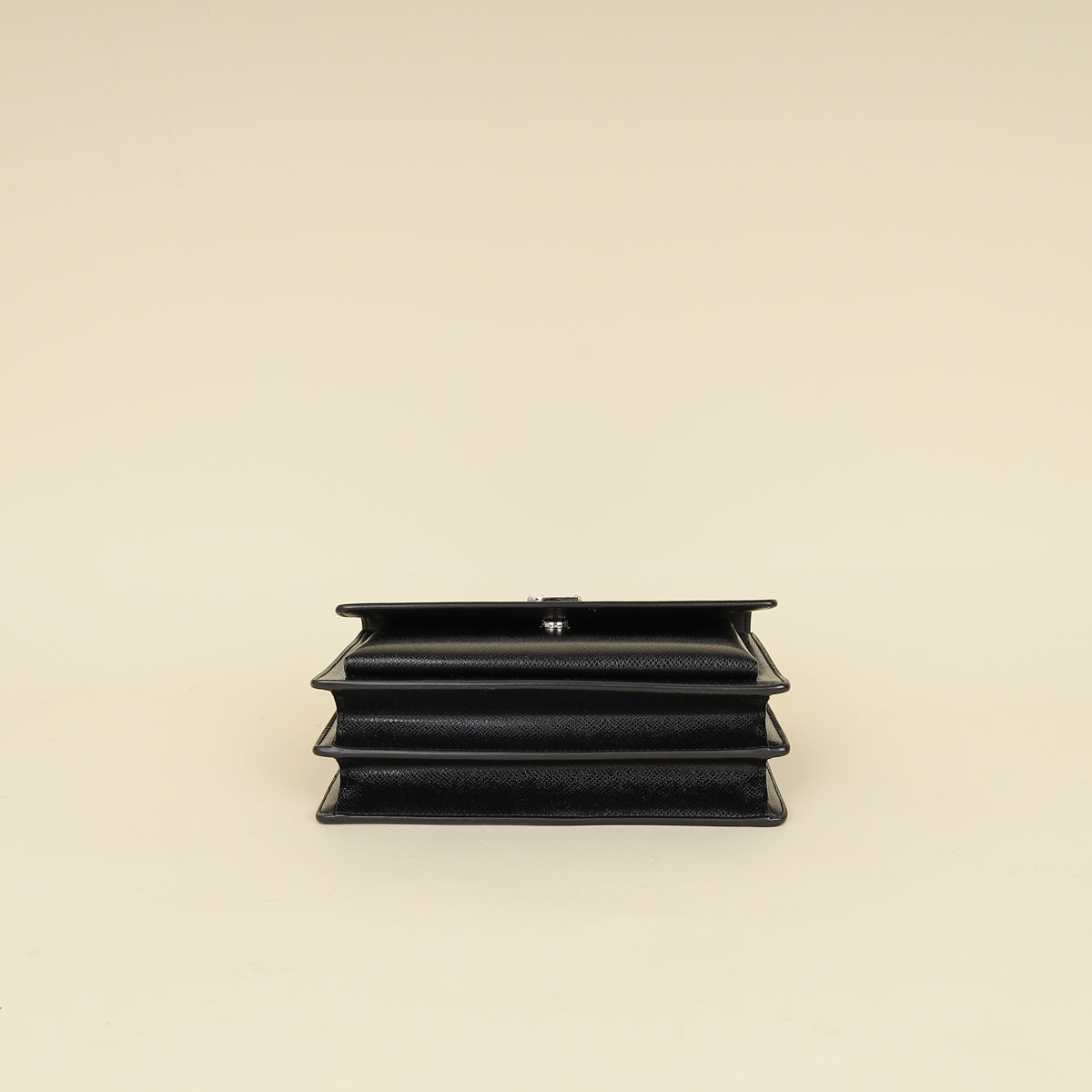 YSL Black Sunset Flap Medium Shoulder Bag