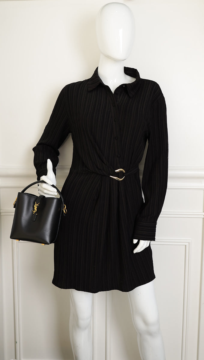 YSL Black Mini Le 37 Top Handle Bag