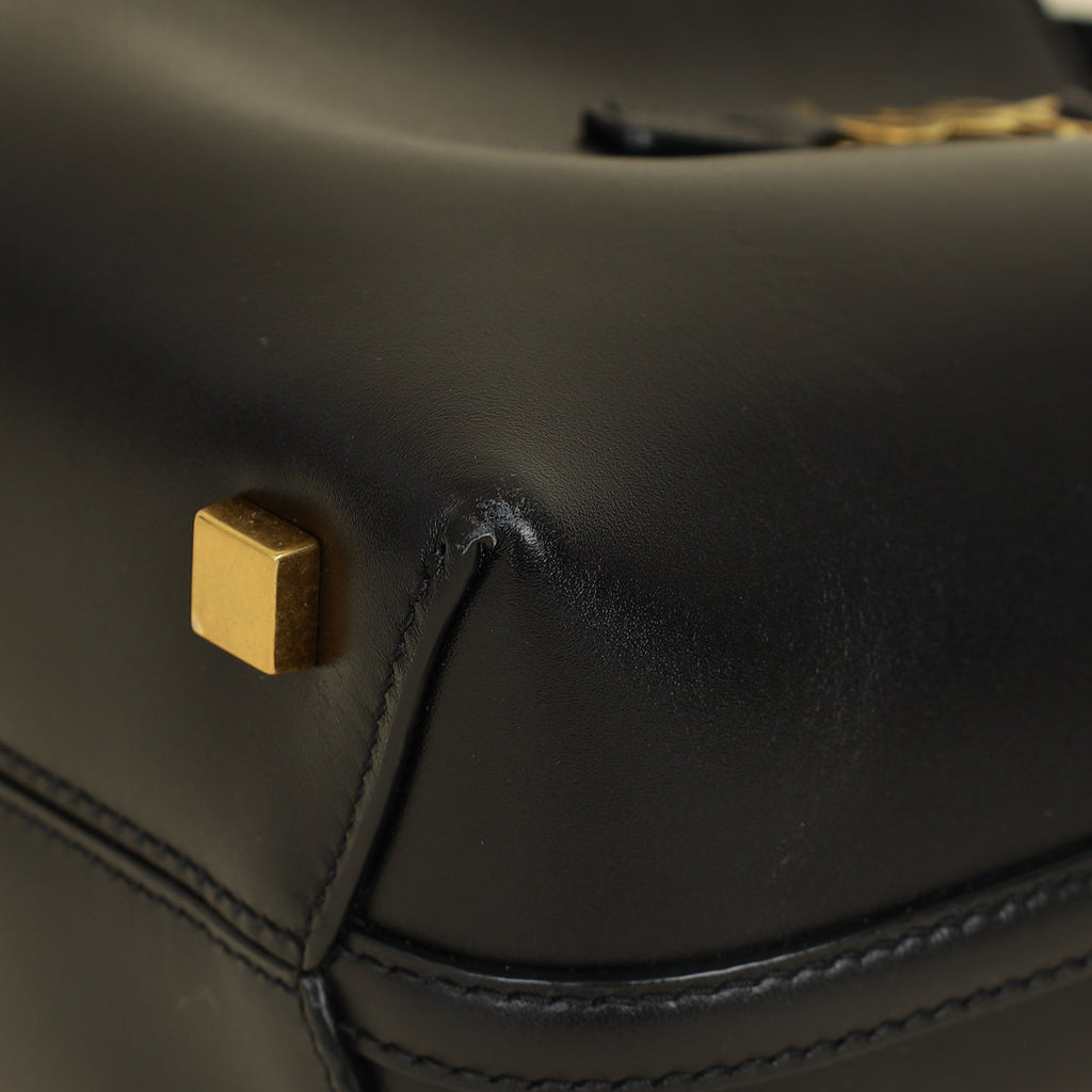 YSL Black Mini Le 37 Top Handle Bag