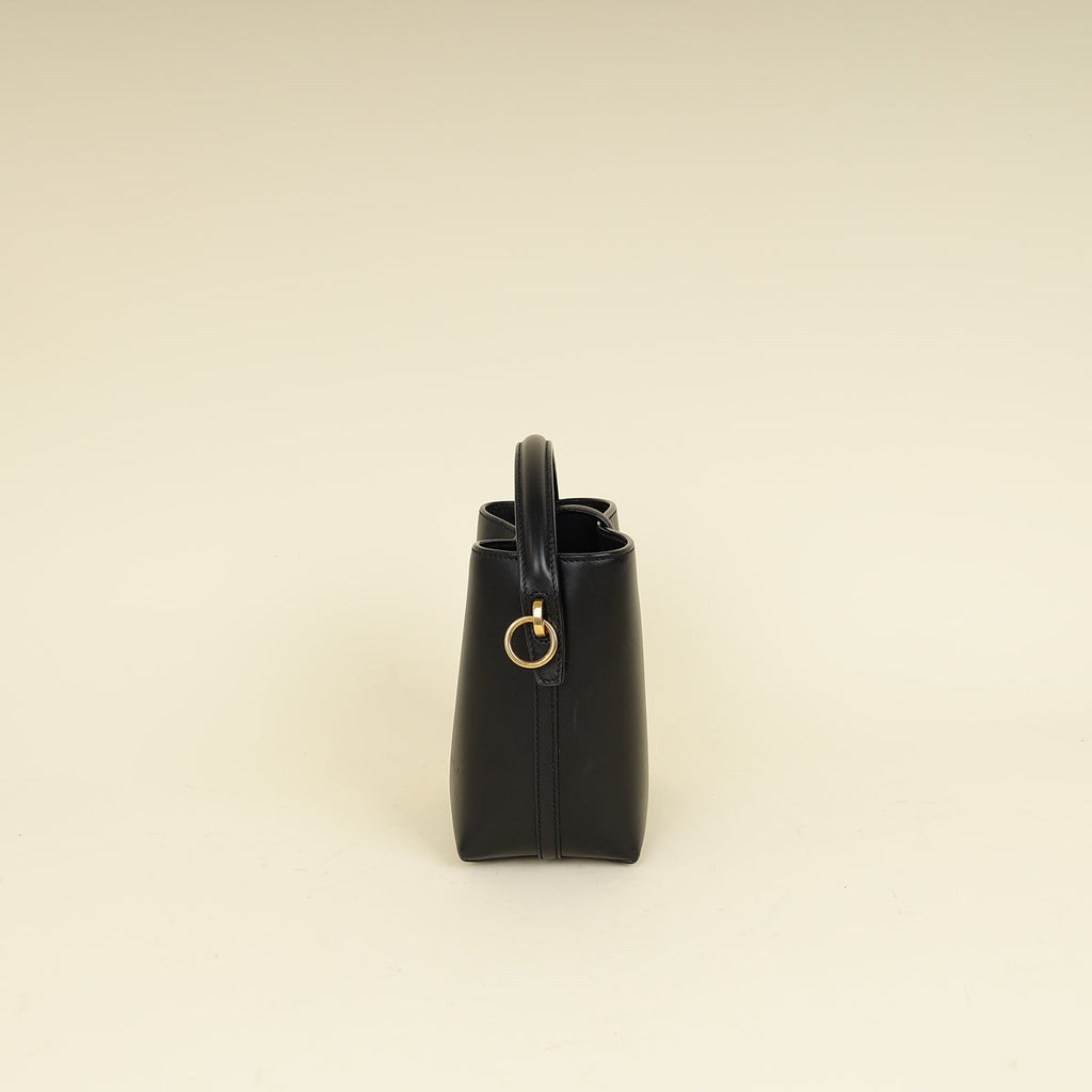 YSL Black Mini Le 37 Top Handle Bag