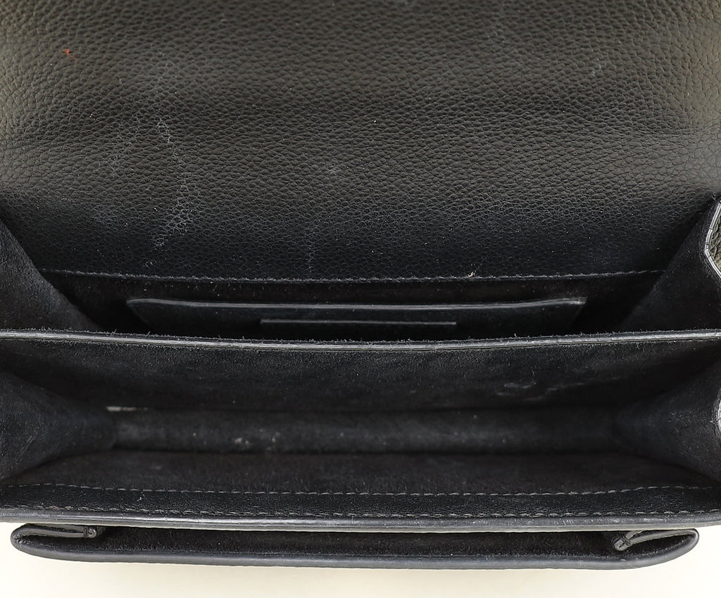 YSL Black Sunset Small Chain Shoulder Bag