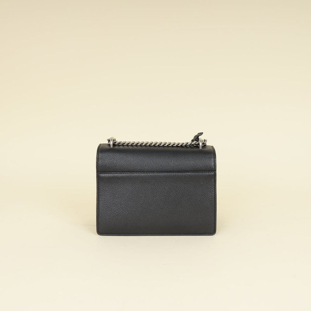 YSL Black Sunset Small Chain Shoulder Bag