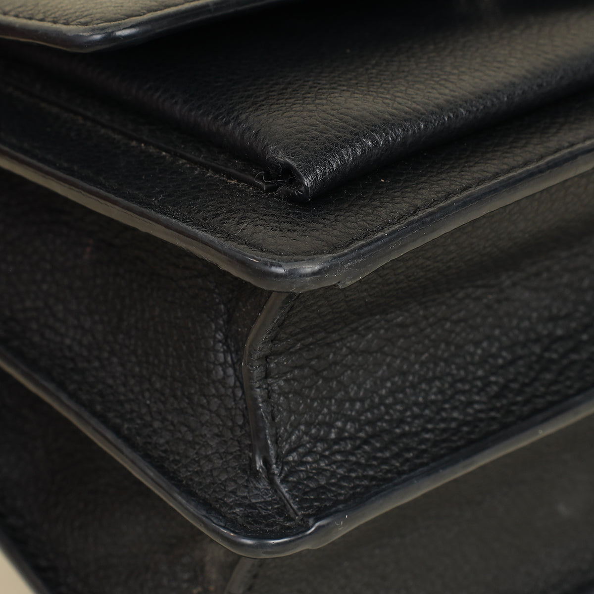 YSL Black Sunset Small Chain Shoulder Bag