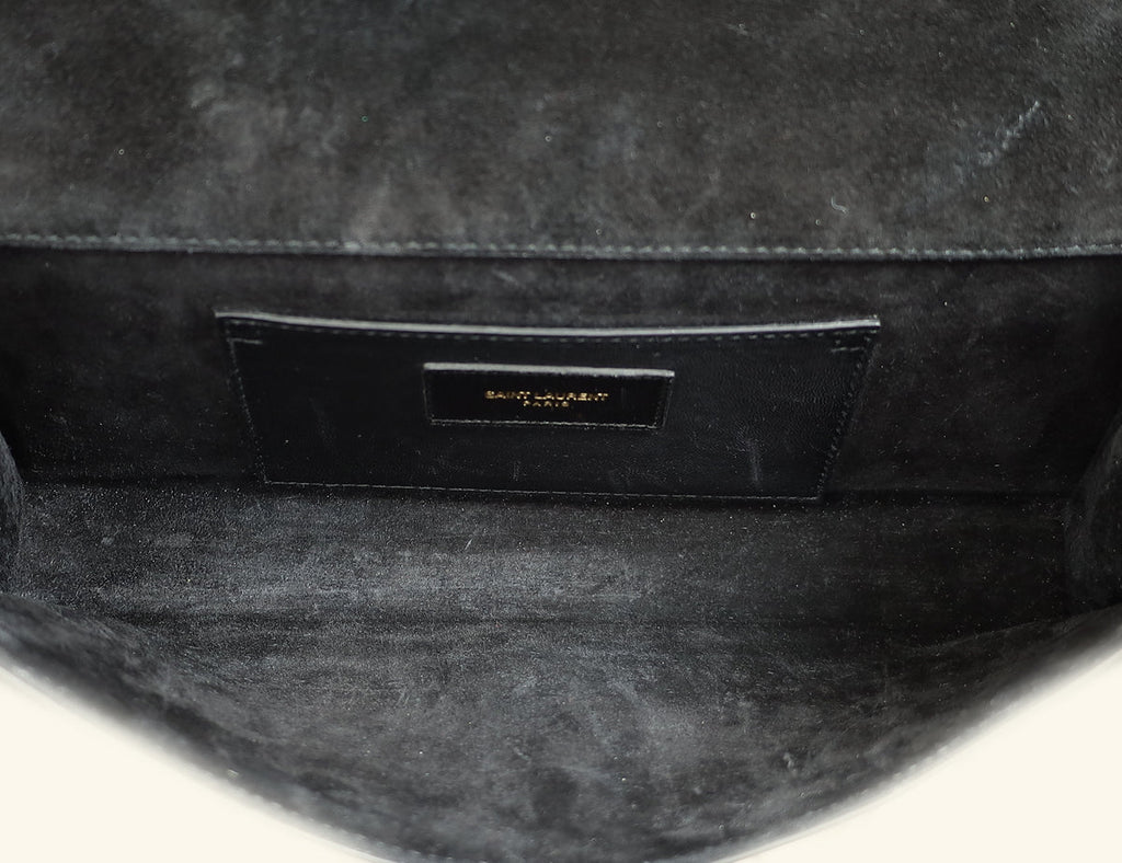 YSL Black Monogram Classic Cassandre Clutch