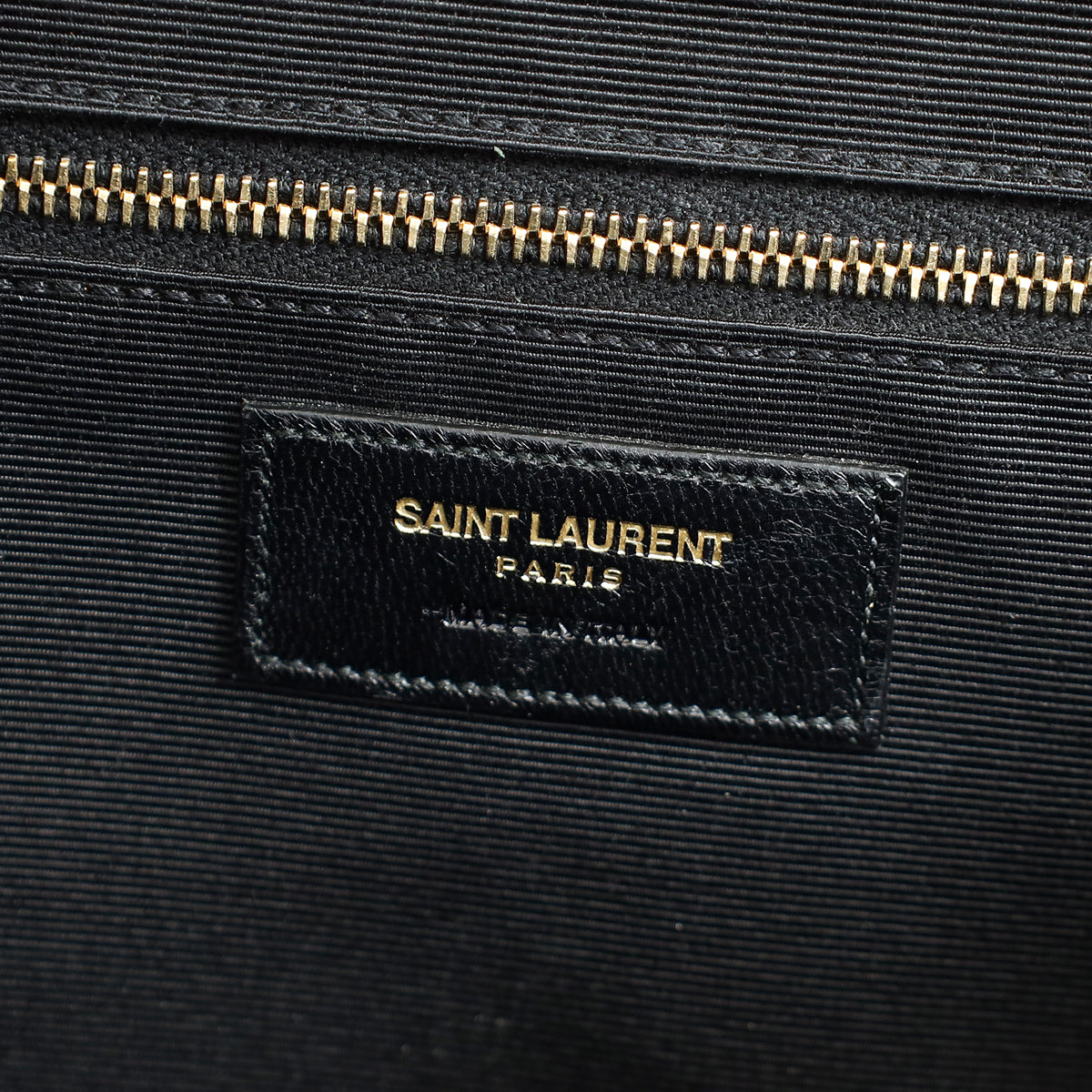 YSL Green Monogram Envelope Satchel Bag