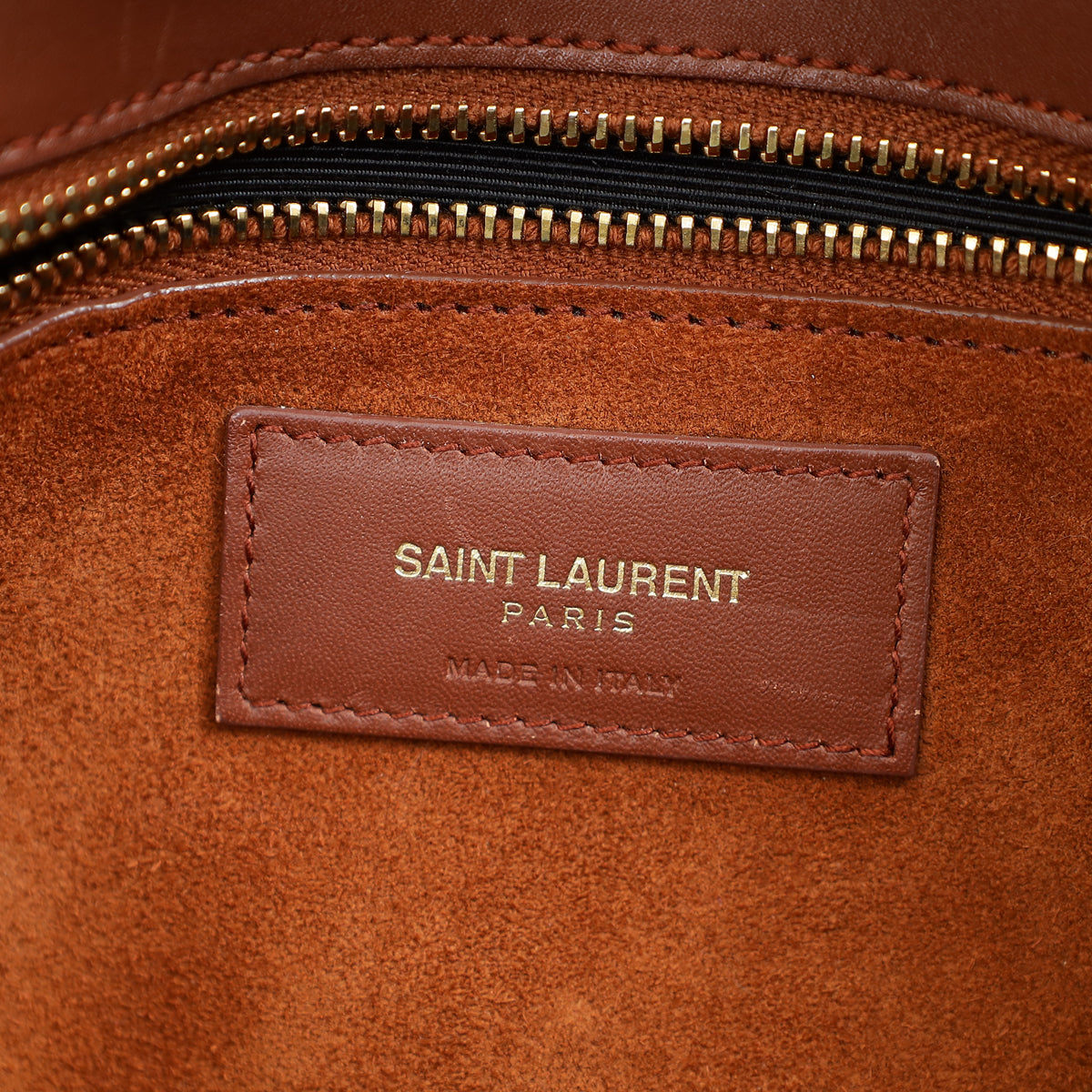 YSL Brown Monogram Universite Medium Bag