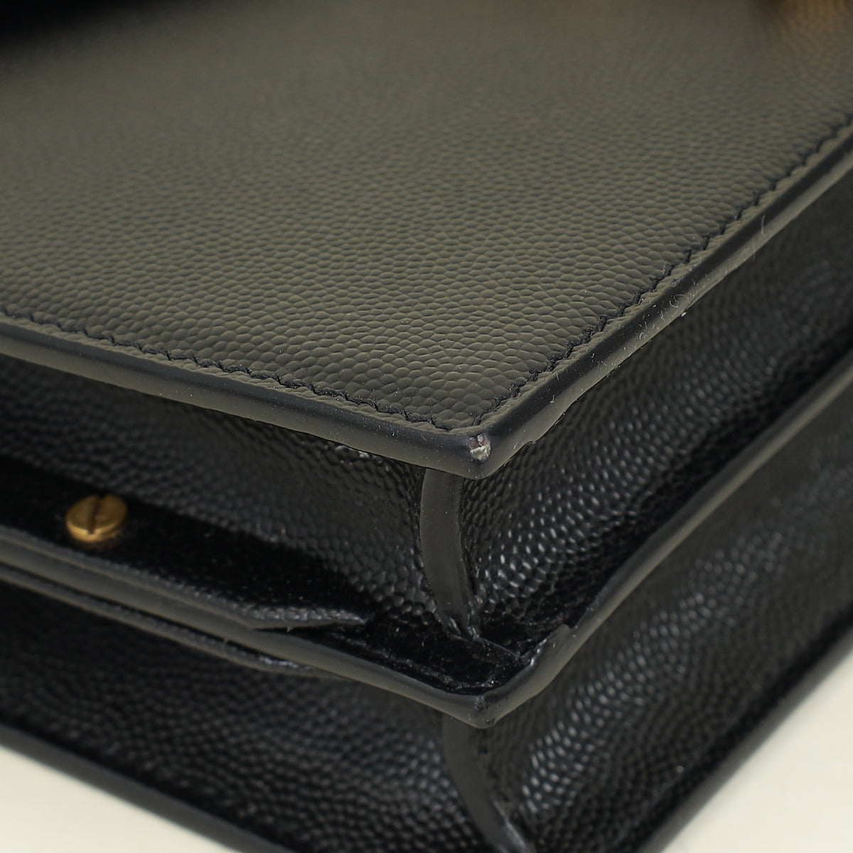 YSL Black Cassandre Flap Medium Chain Bag